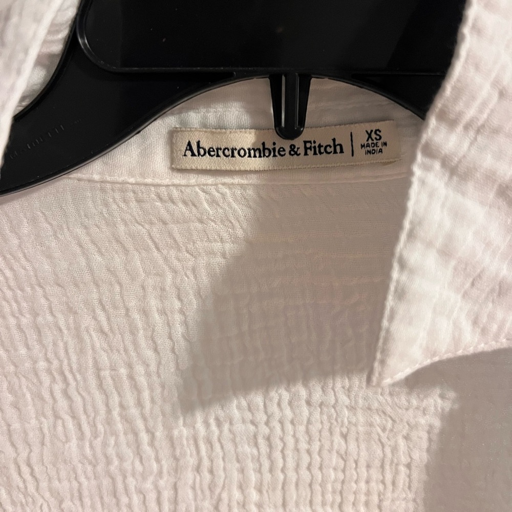 Abercrombie white button down